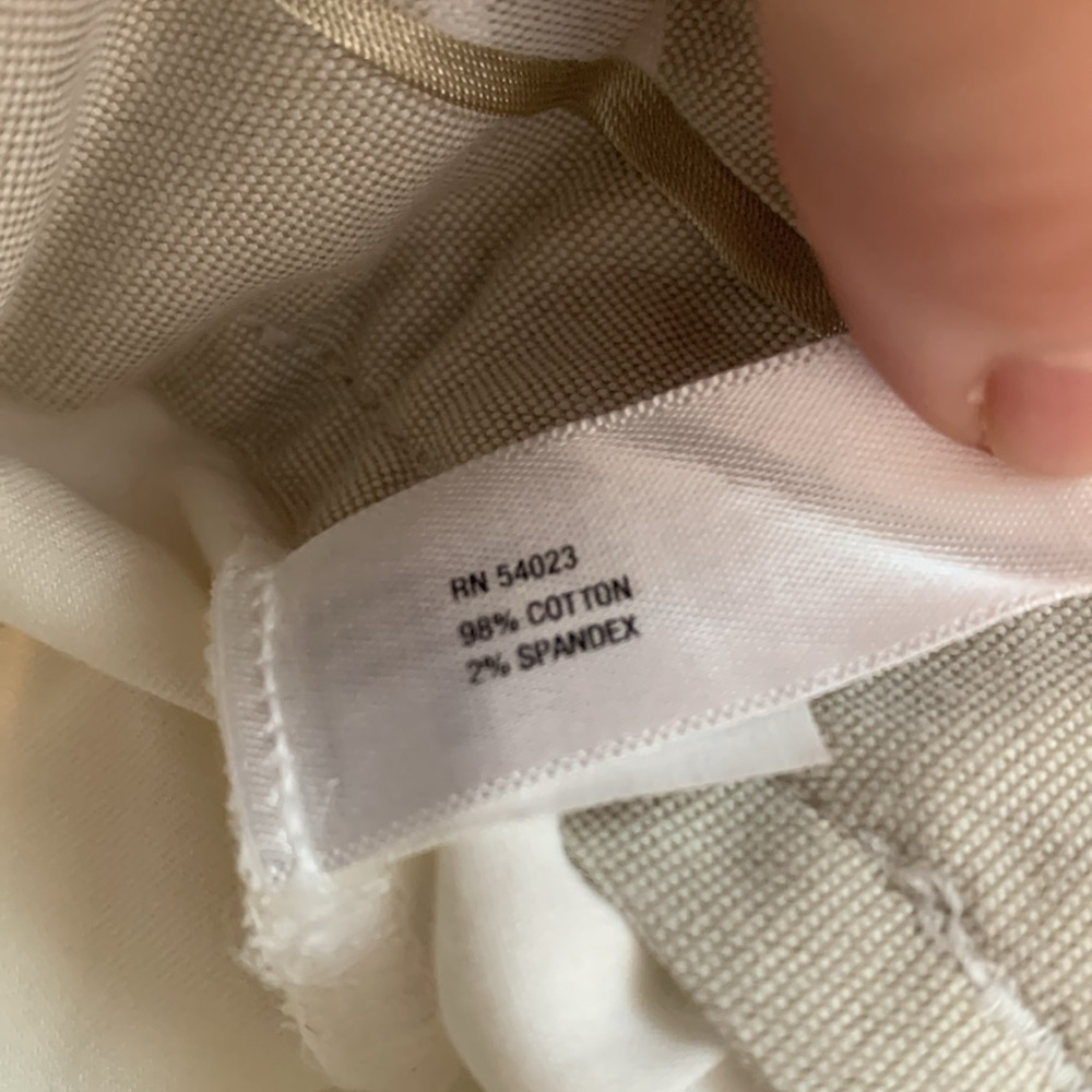 Gap | White Stretch Cotton Blend Chino Pocket Shorts 1 Petite - Picture 7 of 8